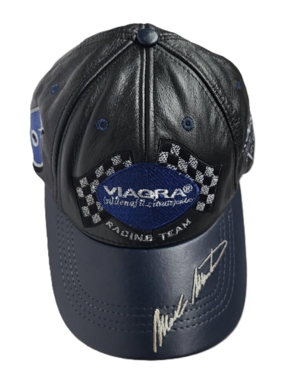 Vintage Leather NASCAR Mark Martin Cap